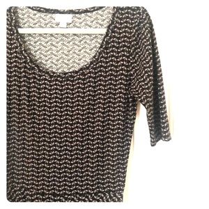 Black and Grey Nicole Dress